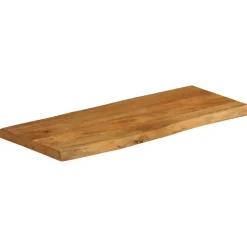 vidaXL Tafelblad met natuurlijke rand 100x40x2,5 cm massief mangohout