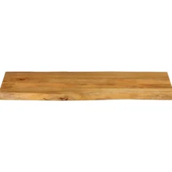 vidaXL Tafelblad met natuurlijke rand 100x40x2,5 cm massief mangohout