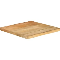 vidaXL Tafelblad met natuurlijke rand 40x40x2,5 cm massief mangohout