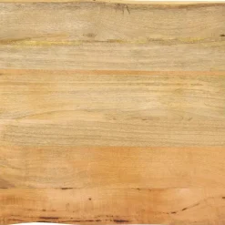 vidaXL Tafelblad met natuurlijke rand 40x40x2,5 cm massief mangohout
