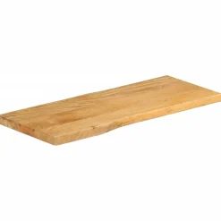 vidaXL Tafelblad met natuurlijke rand 80x40x3,8 cm massief mangohout
