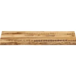 vidaXL Tafelblad met natuurlijke rand 90x40x2,5 cm massief mangohout