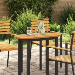 vidaXL Tafelblad Olie naturel 80 x 40 x 2 cm Massief Acaciahout