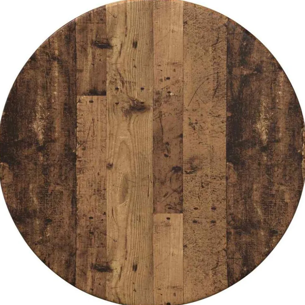 vidaXL Tafelblad Oud hout Ø 30 x 1,5 cm Bewerkt hout
