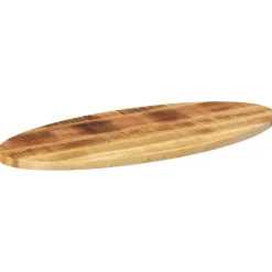 vidaXL Tafelblad ovaal 110x40x3,8 cm massief mangohout