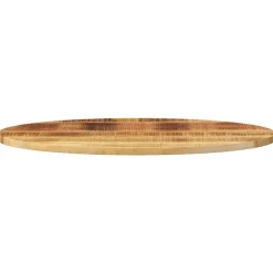 vidaXL Tafelblad ovaal 110x40x3,8 cm massief mangohout