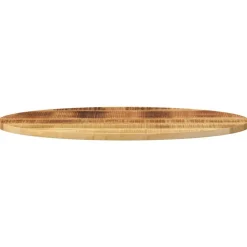 vidaXL Tafelblad ovaal 90x40x2,5 cm massief mangohout