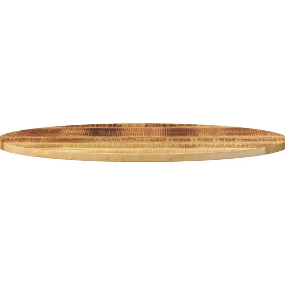 vidaXL Tafelblad ovaal 90x40x2,5 cm massief mangohout