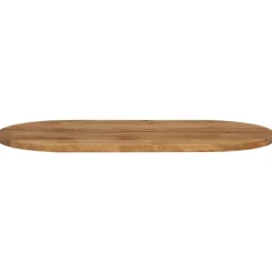 vidaXL Tafelblad ovaal 80x40x3,8 cm massief mangohout
