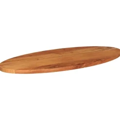 vidaXL Tafelblad ovaal 80x40x3,8 cm massief acaciahout