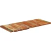 vidaXL Tafelblad rechthoekig 25-27 mm 60x140cm massief gerecycled hout