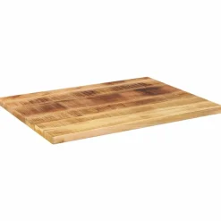 vidaXL Tafelblad rechthoekig 70x60x1,5 cm massief ruw mangohout