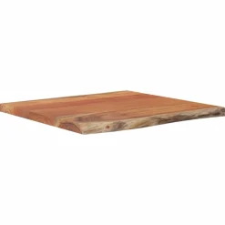 vidaXL Tafelblad rechthoekig natuurlijke rand 40x40x2,5 cm acaciahout