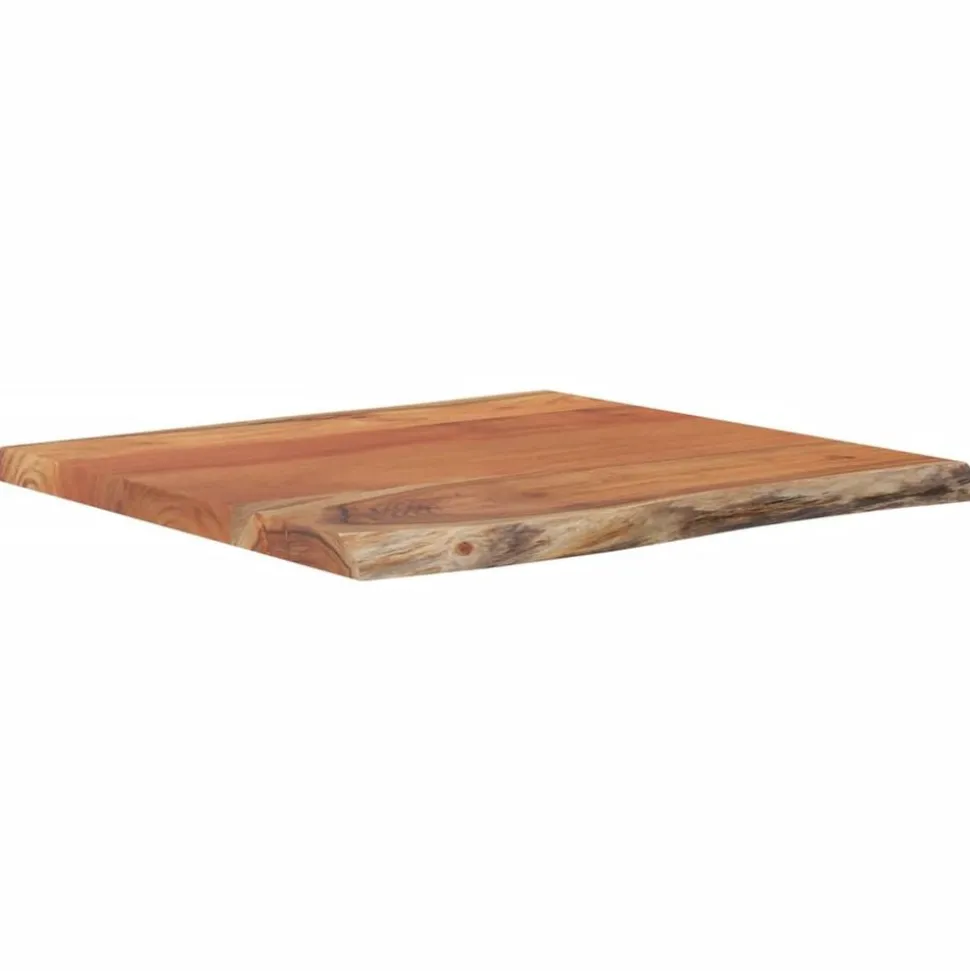 vidaXL Tafelblad rechthoekig natuurlijke rand 40x40x2,5 cm acaciahout