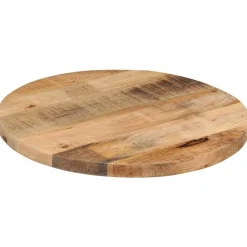 vidaXL Tafelblad rond Ø 40x1,5 cm massief ruw mangohout