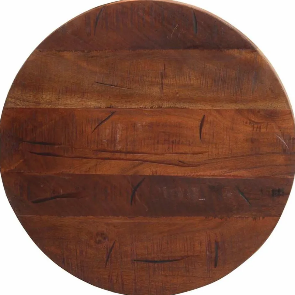 vidaXL Tafelblad rond Ø 40x3,8 cm massief gerecycled hout