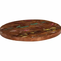 vidaXL Tafelblad rond Ø 40x1,5 cm massief gerecycled hout