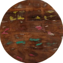 vidaXL Tafelblad rond Ø 40x1,5 cm massief gerecycled hout