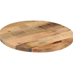 vidaXL Tafelblad rond Ø 40x2,5 cm massief ruw mangohout