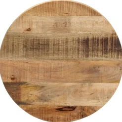 vidaXL Tafelblad rond Ø 40x3,8 cm massief ruw mangohout