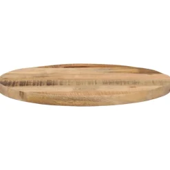 vidaXL Tafelblad rond Ø 40x3,8 cm massief ruw mangohout