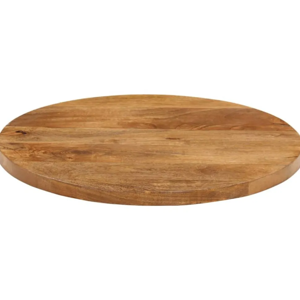 vidaXL Tafelblad rond Ø 40x3,8 cm massief ruw mangohout