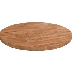 vidaXL Tafelblad rond Ø30x1,5 cm bewerkt massief eikenhout lichtbruin