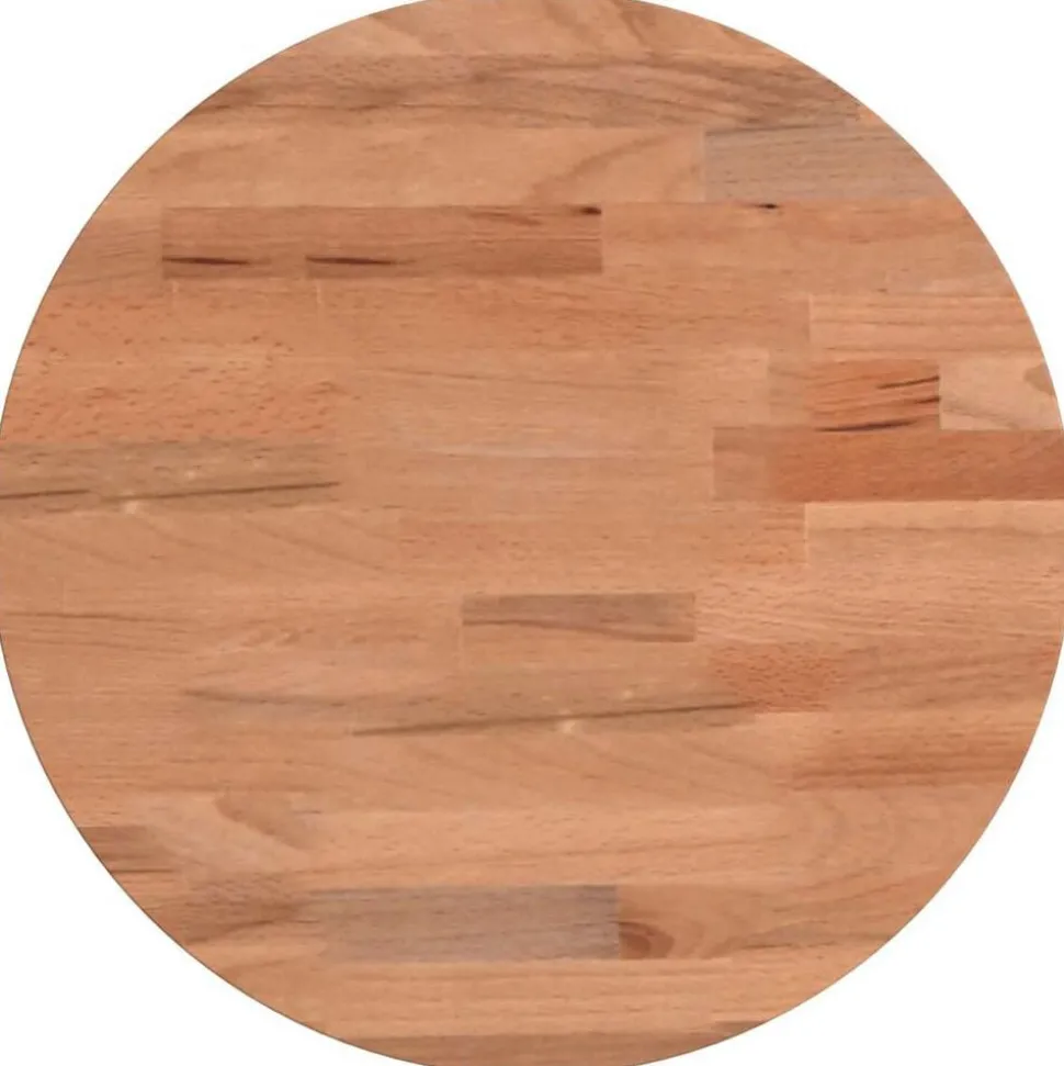 vidaXL Tafelblad rond Ø30x1,5 cm massief beukenhout