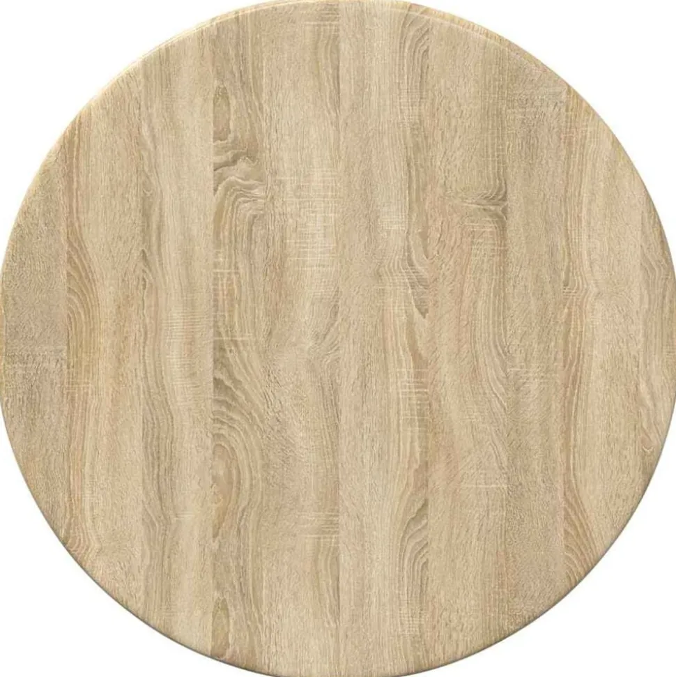 vidaXL Tafelblad Sonoma eiken Ø 30 x 1,5 cm Bewerkt hout
