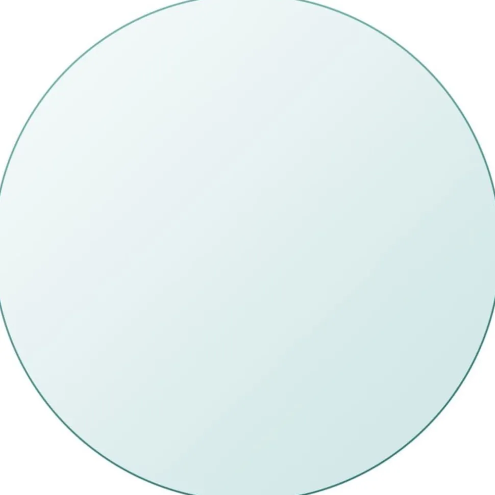 vidaXL Tafelblad van gehard glas 300 mm rond