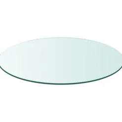 vidaXL Tafelblad van gehard glas 300 mm rond