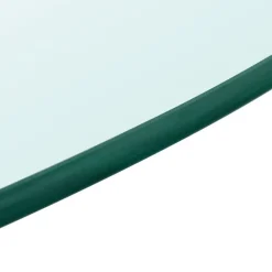 vidaXL Tafelblad van gehard glas 300 mm rond