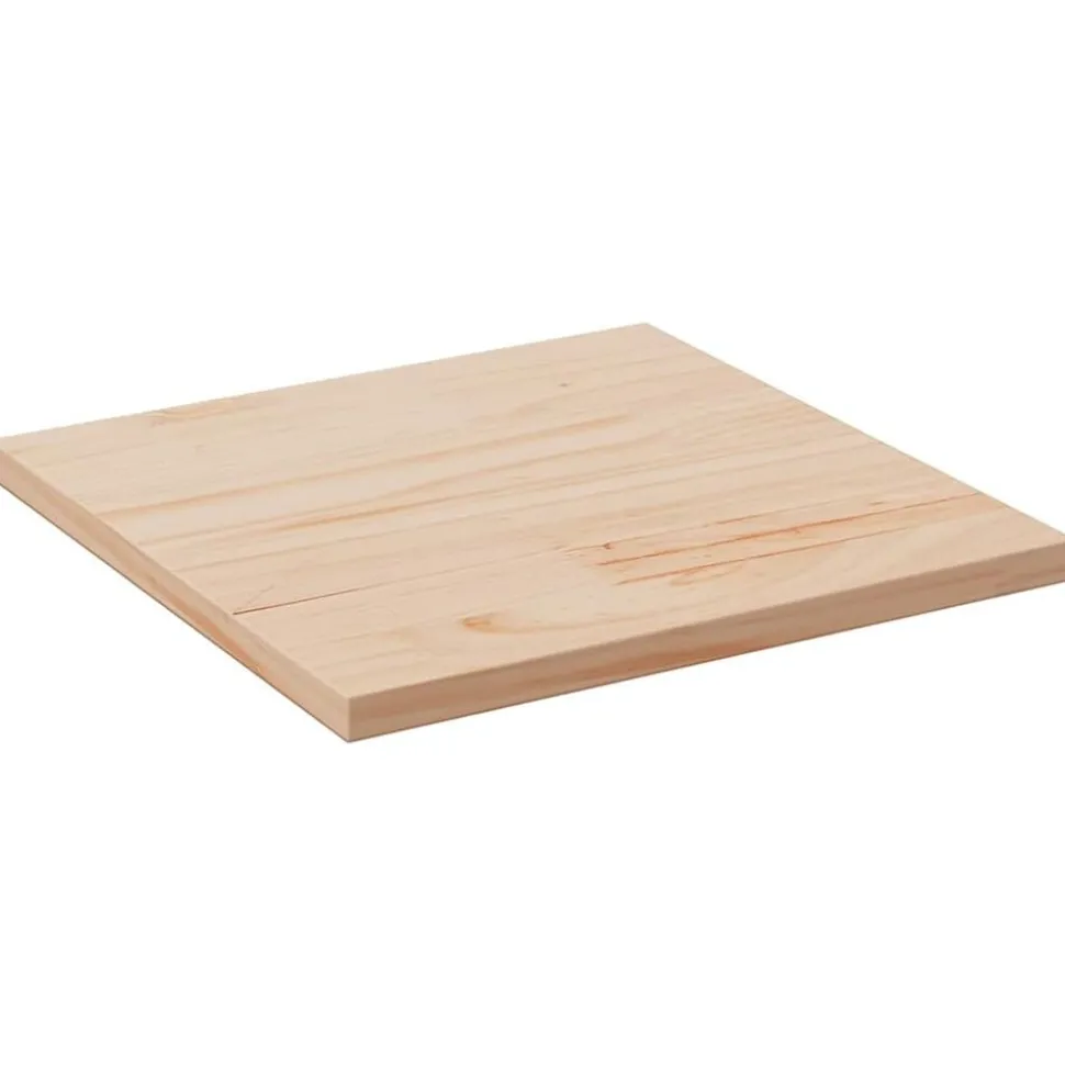 vidaXL Tafelblad vierkant 60x60x2,5 cm massief grenenhout