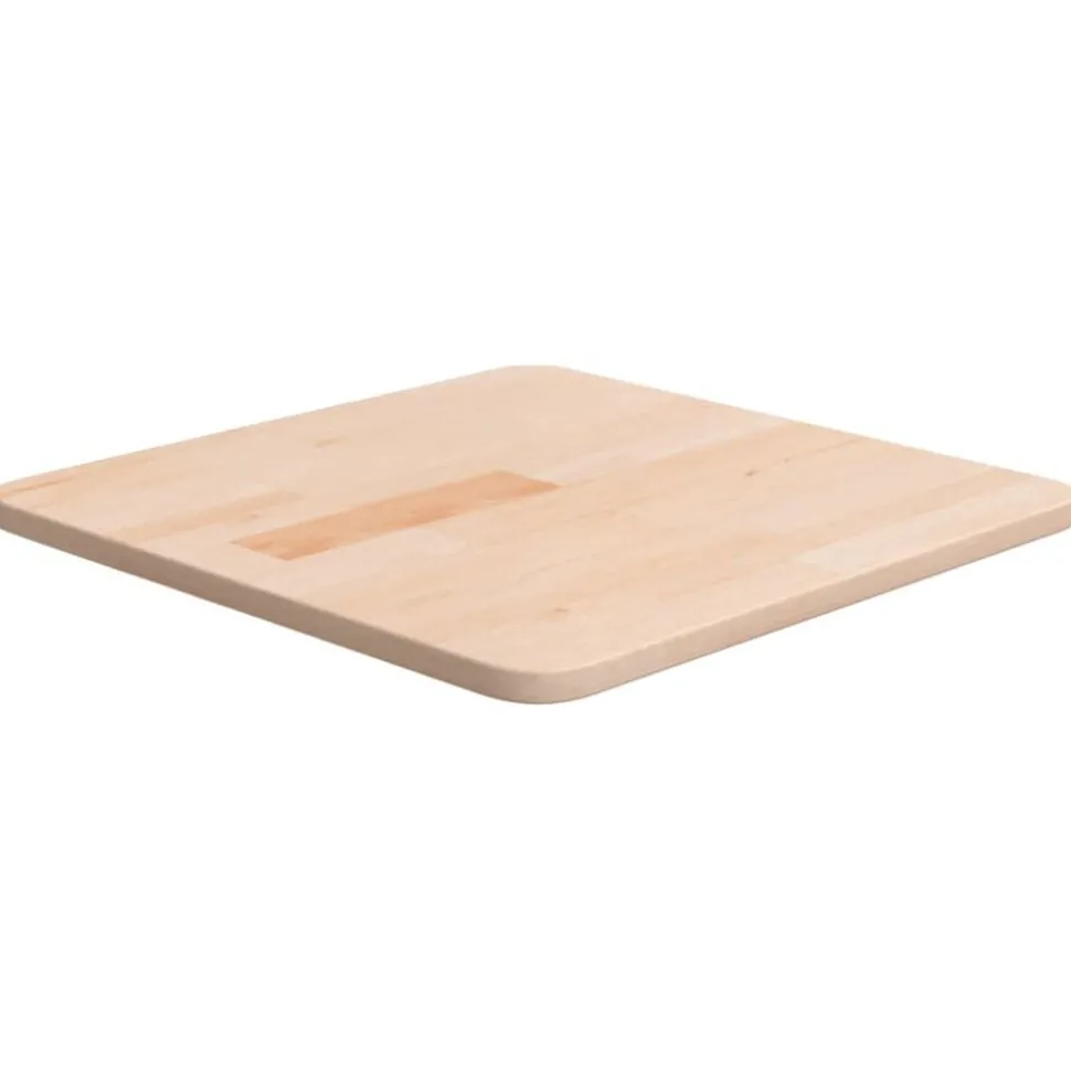 vidaXL Tafelblad vierkant 40x40x1,5 cm onbehandeld massief eikenhout