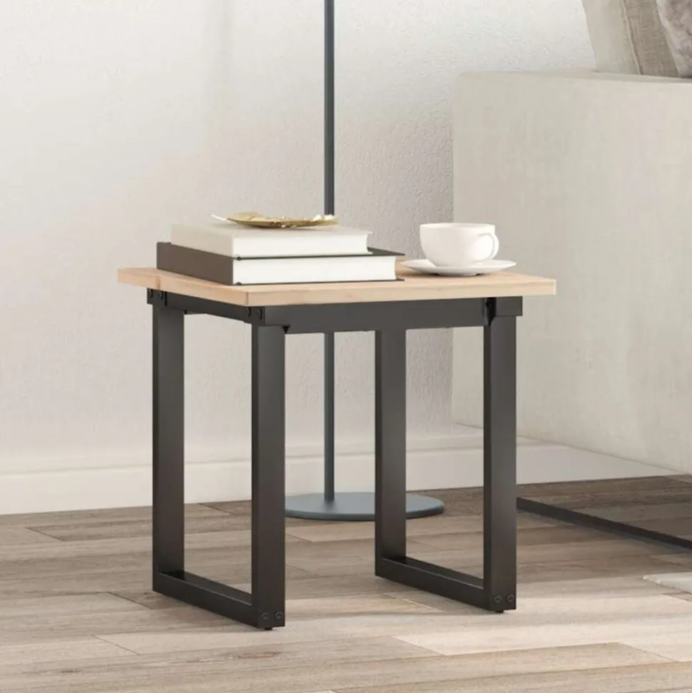 vidaXL Tafelblad vierkant 40x40x1,7 cm massief grenenhout