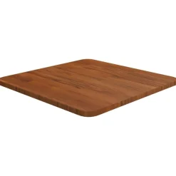 vidaXL Tafelblad vierkant 40x40x1,5cm behandeld eiken donkerbruin