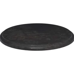 vidaXL Tafelblad Ø40x2,5 cm marmer zwart