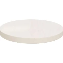 vidaXL Tafelblad Ø30x2,5 cm massief grenenhout wit