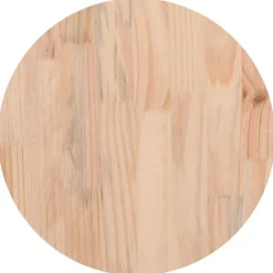 vidaXL Tafelblad Ø30x2,5 cm massief grenenhout