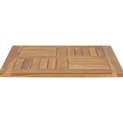 vidaXL Tafelblad 60x60x2,5 cm massief teakhout