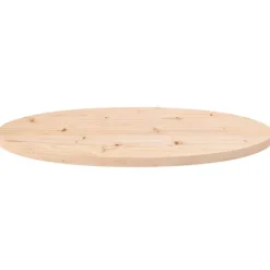 vidaXL Tafelblad 70x35x2,5 cm massief grenenhout ovaal
