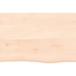 vidaXL Tafelblad 60x40x2 cm onbehandeld massief eikenhout