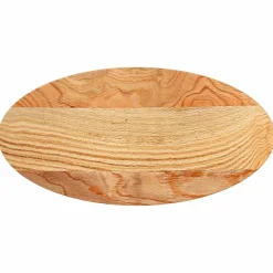 vidaXL Tafelblad 80x40x2 cm ovaal massief eikenhout lichtbruin