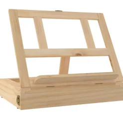 vidaXL Tafelezel met lade 33,5x25,5x7 cm massief grenenhout