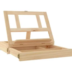 vidaXL Tafelezel met lade 33,5x25,5x7 cm massief grenenhout