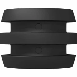 vidaXL Tafelvoetbal bumpers 16 pcs Zwart 3 x 3 x 2 cm TPE