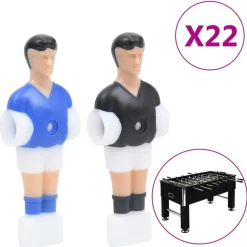vidaXL Tafelvoetbalspelers voor 12,7 mm staaf 22 st