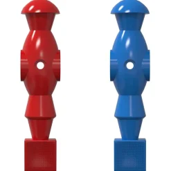 vidaXL Tafelvoetbalspelers 22 pcs Blauw en Rood 2,4 x 2,1 x 9,7 cm PP