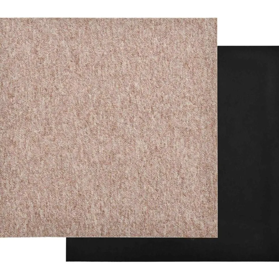 vidaXL Tapijt 20 pcs Beige 50 x 50 cm 100% Polypropyleen