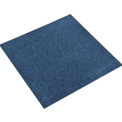 vidaXL Tapijt 20 pcs Donkerblauw 50 x 50 cm 100% Polypropyleen